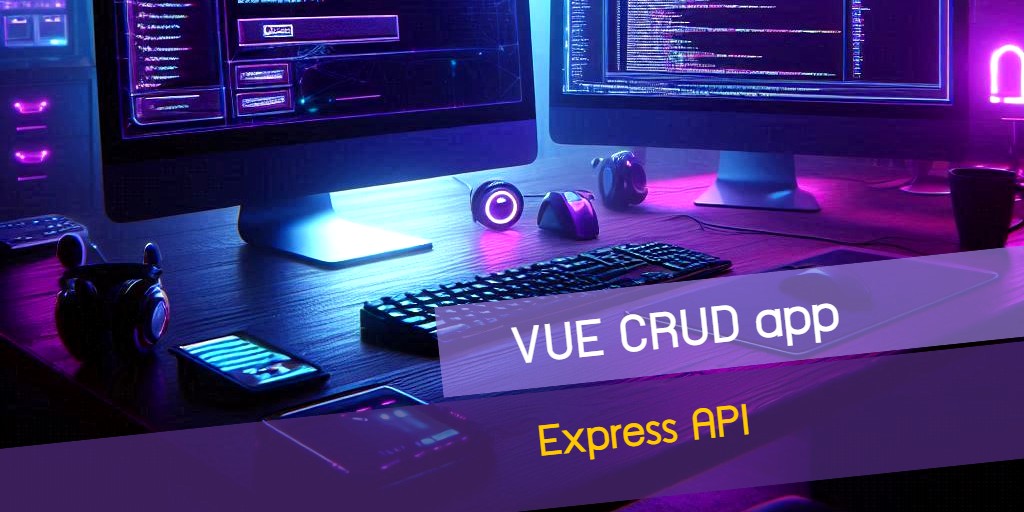 Vue CRUD App with an Express API